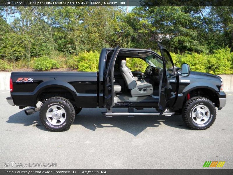 Black / Medium Flint 2006 Ford F350 Super Duty Lariat SuperCab 4x4