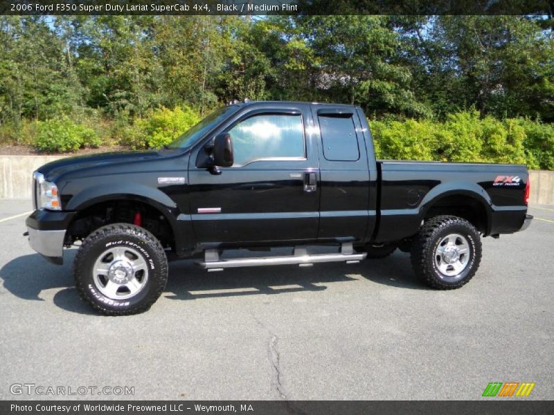 Black / Medium Flint 2006 Ford F350 Super Duty Lariat SuperCab 4x4