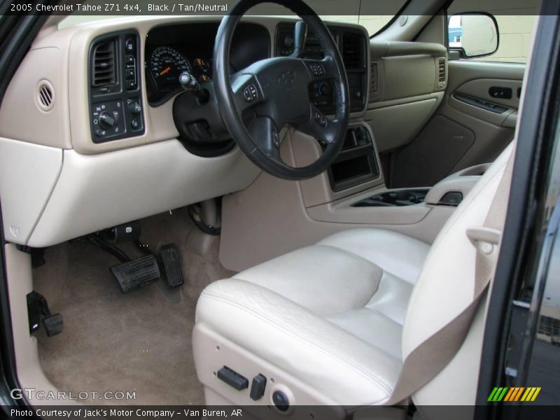 Black / Tan/Neutral 2005 Chevrolet Tahoe Z71 4x4