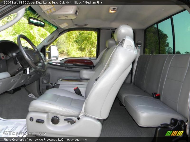  2006 F350 Super Duty Lariat SuperCab 4x4 Medium Flint Interior