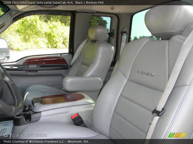  2006 F350 Super Duty Lariat SuperCab 4x4 Medium Flint Interior