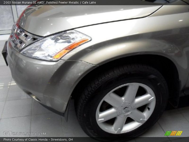 Polished Pewter Metallic / Cafe Latte 2003 Nissan Murano SE AWD