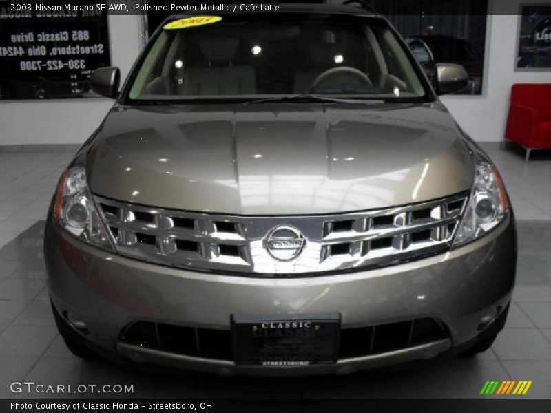 Polished Pewter Metallic / Cafe Latte 2003 Nissan Murano SE AWD