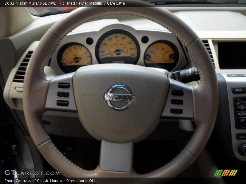 Polished Pewter Metallic / Cafe Latte 2003 Nissan Murano SE AWD