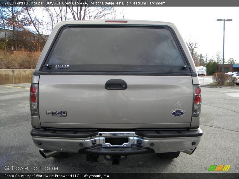 Arizona Beige Metallic / Medium Parchment 2003 Ford F350 Super Duty XLT Crew Cab 4x4
