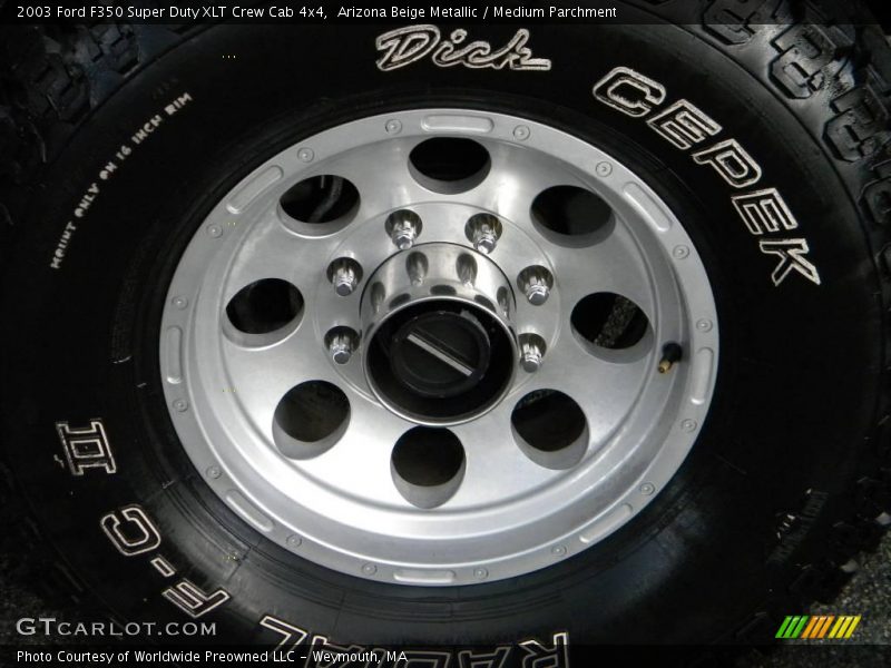 Custom Wheels of 2003 F350 Super Duty XLT Crew Cab 4x4