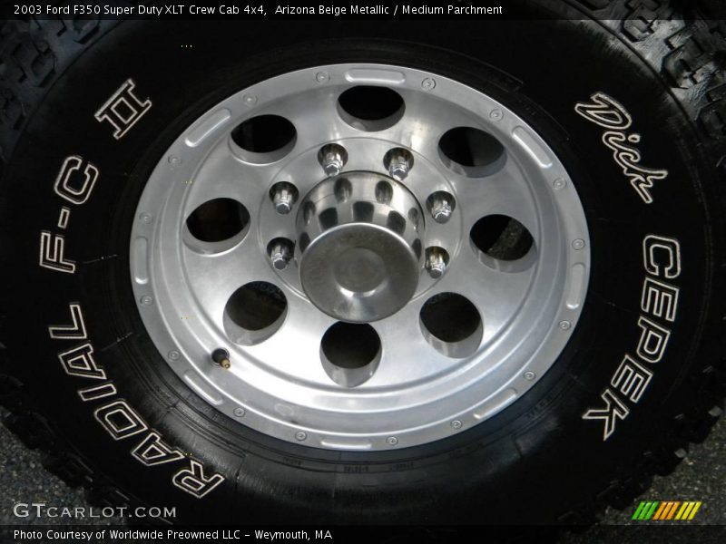 Custom Wheels of 2003 F350 Super Duty XLT Crew Cab 4x4