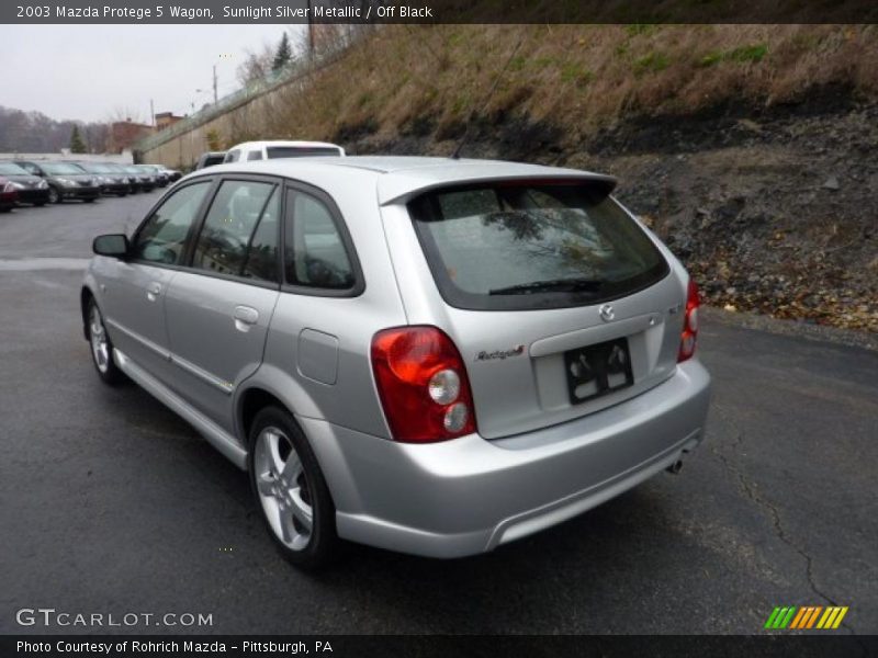 Sunlight Silver Metallic / Off Black 2003 Mazda Protege 5 Wagon