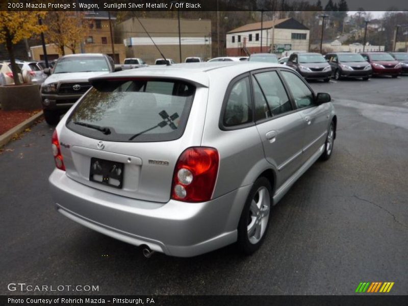 Sunlight Silver Metallic / Off Black 2003 Mazda Protege 5 Wagon