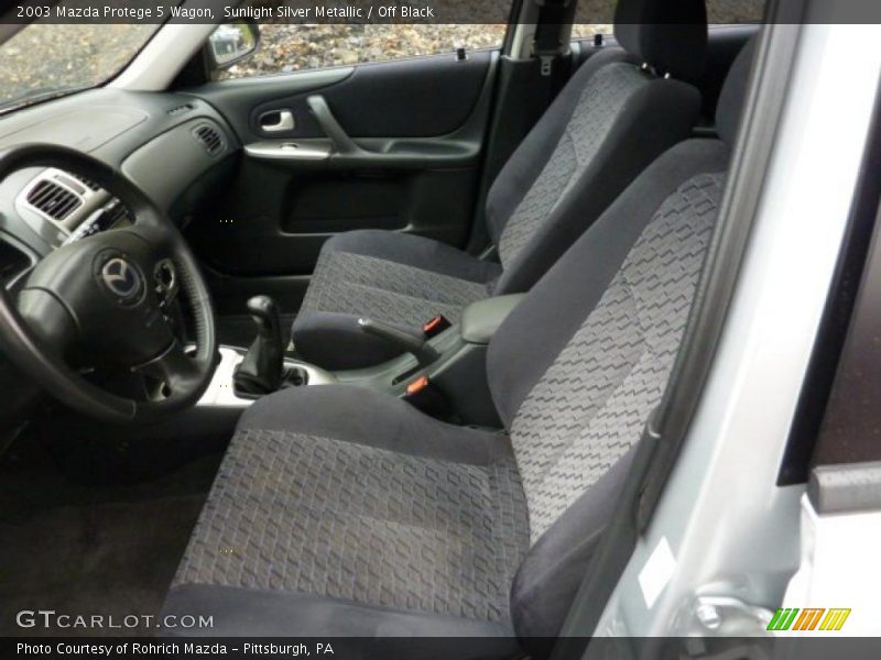  2003 Protege 5 Wagon Off Black Interior