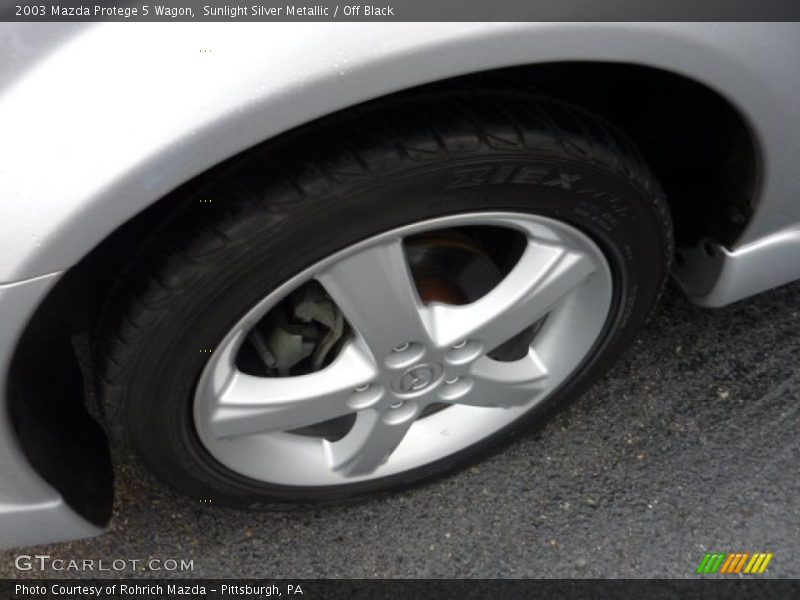 Sunlight Silver Metallic / Off Black 2003 Mazda Protege 5 Wagon