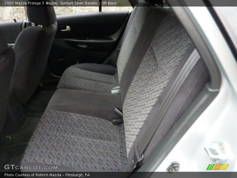 Sunlight Silver Metallic / Off Black 2003 Mazda Protege 5 Wagon
