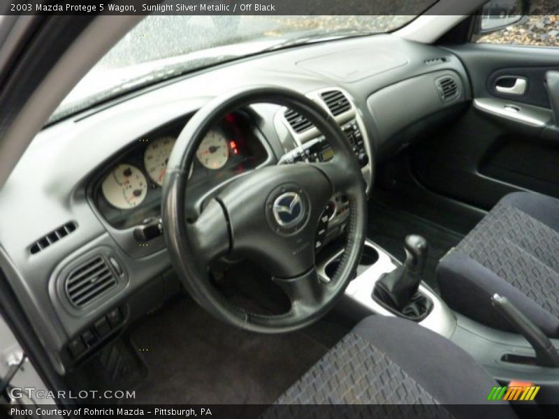  2003 Protege 5 Wagon Off Black Interior