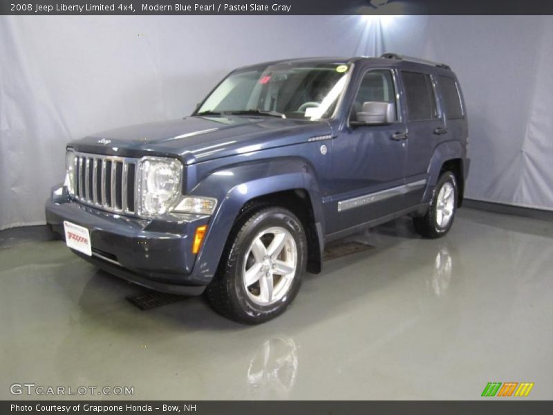 Modern Blue Pearl / Pastel Slate Gray 2008 Jeep Liberty Limited 4x4