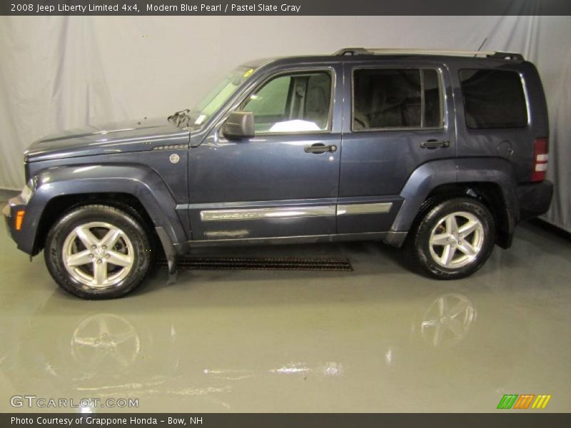 Modern Blue Pearl / Pastel Slate Gray 2008 Jeep Liberty Limited 4x4