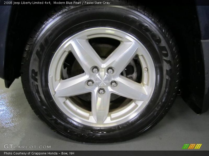 Modern Blue Pearl / Pastel Slate Gray 2008 Jeep Liberty Limited 4x4