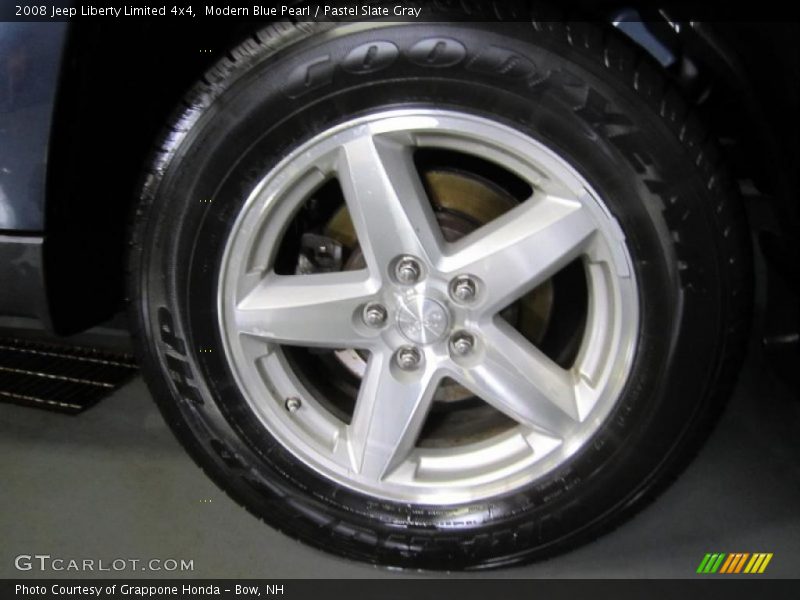 Modern Blue Pearl / Pastel Slate Gray 2008 Jeep Liberty Limited 4x4