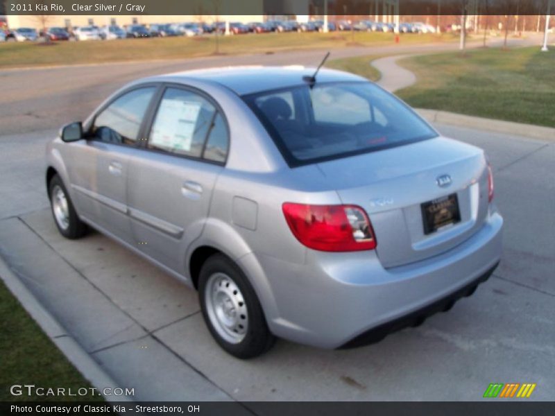 Clear Silver / Gray 2011 Kia Rio