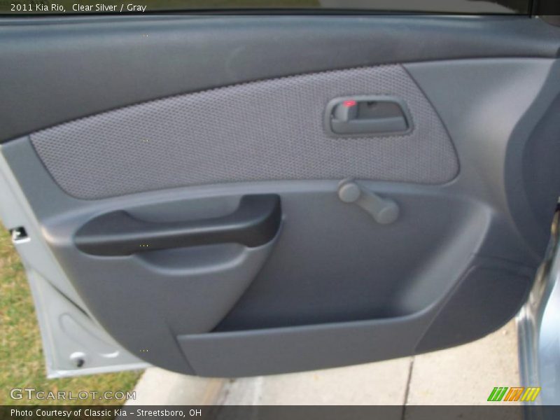 Clear Silver / Gray 2011 Kia Rio