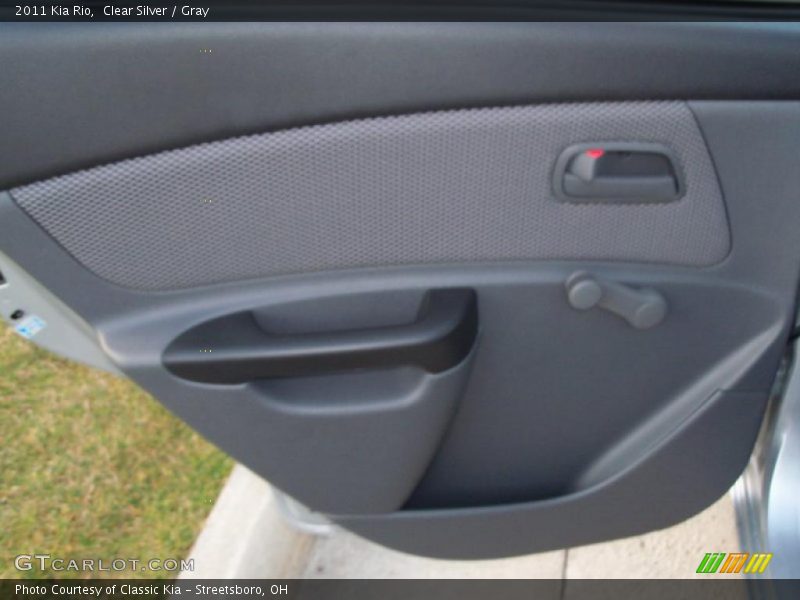 Clear Silver / Gray 2011 Kia Rio