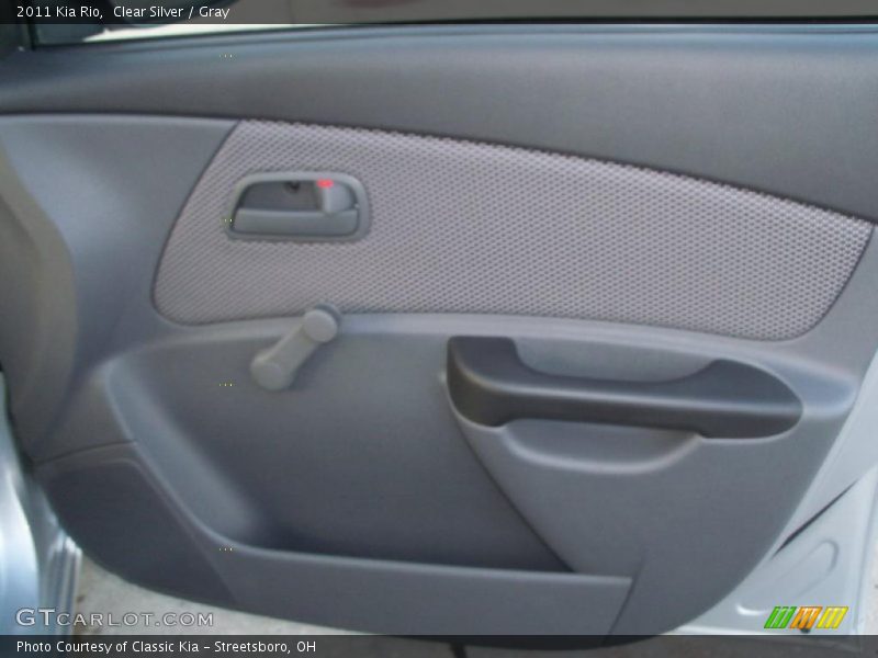 Clear Silver / Gray 2011 Kia Rio