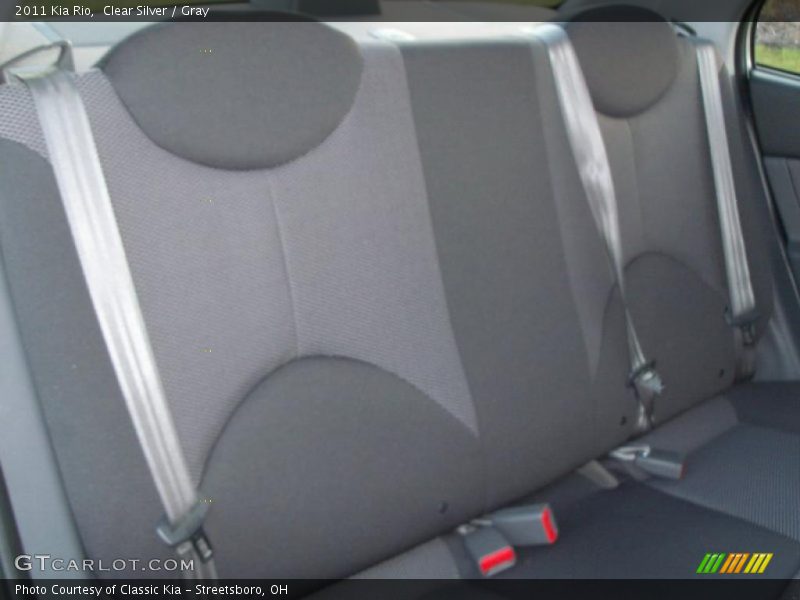 Clear Silver / Gray 2011 Kia Rio