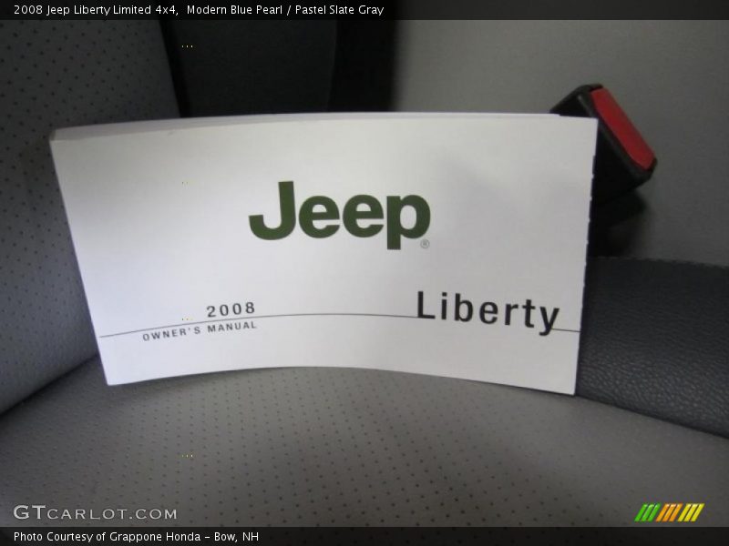 Modern Blue Pearl / Pastel Slate Gray 2008 Jeep Liberty Limited 4x4