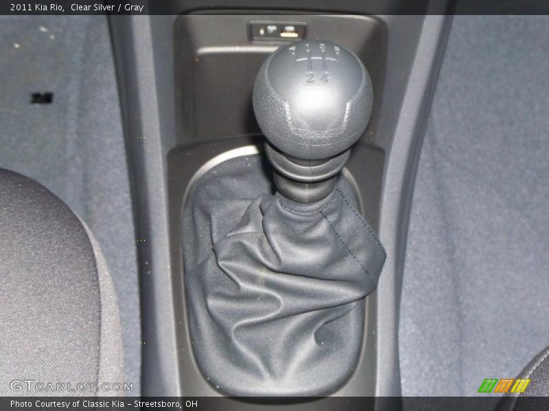 Clear Silver / Gray 2011 Kia Rio