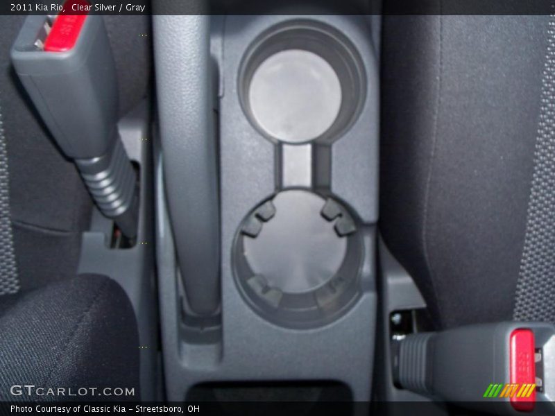 Clear Silver / Gray 2011 Kia Rio