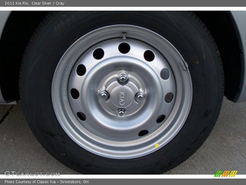 Clear Silver / Gray 2011 Kia Rio