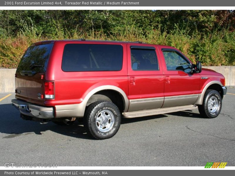 Toreador Red Metallic / Medium Parchment 2001 Ford Excursion Limited 4x4