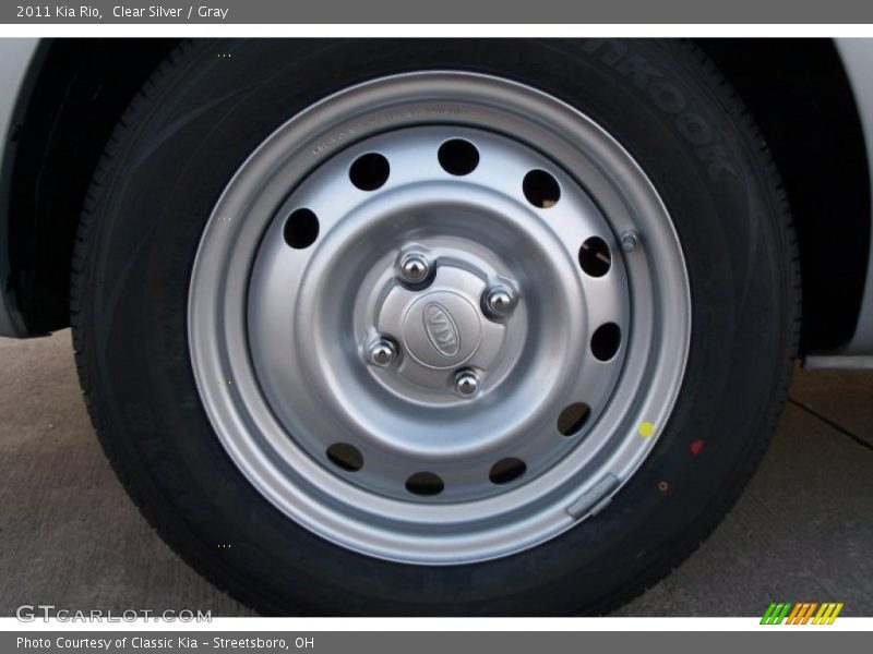 Clear Silver / Gray 2011 Kia Rio