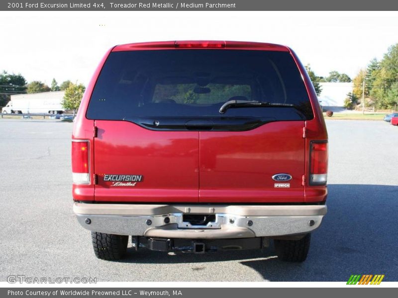 Toreador Red Metallic / Medium Parchment 2001 Ford Excursion Limited 4x4