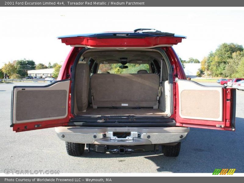 Toreador Red Metallic / Medium Parchment 2001 Ford Excursion Limited 4x4