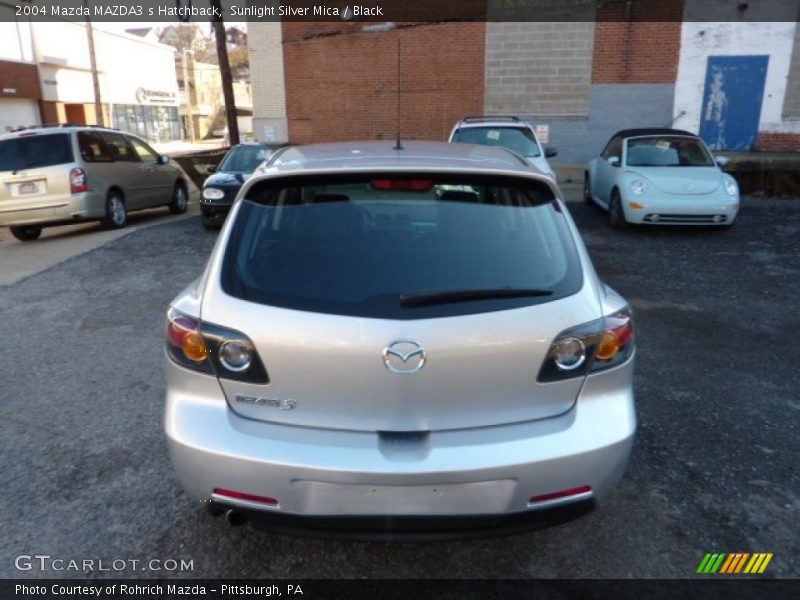 Sunlight Silver Mica / Black 2004 Mazda MAZDA3 s Hatchback