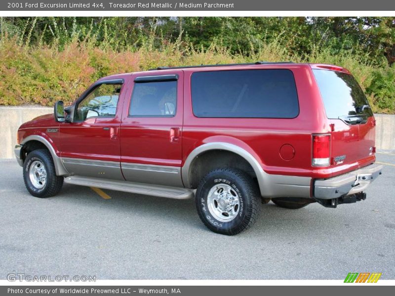 Toreador Red Metallic / Medium Parchment 2001 Ford Excursion Limited 4x4