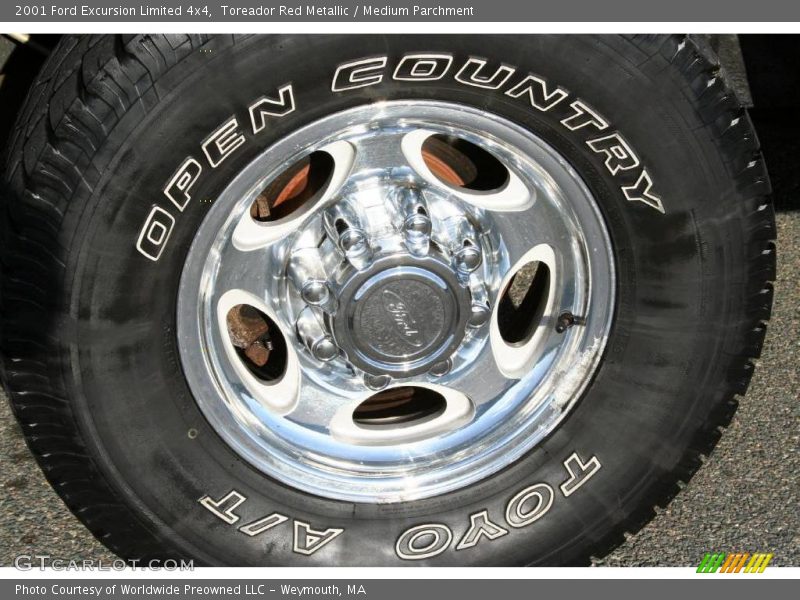Toreador Red Metallic / Medium Parchment 2001 Ford Excursion Limited 4x4