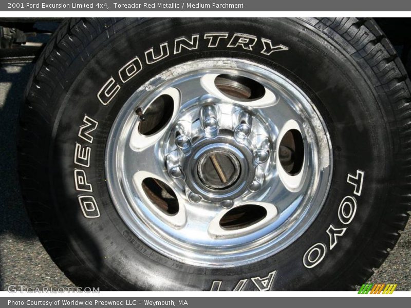 Toreador Red Metallic / Medium Parchment 2001 Ford Excursion Limited 4x4