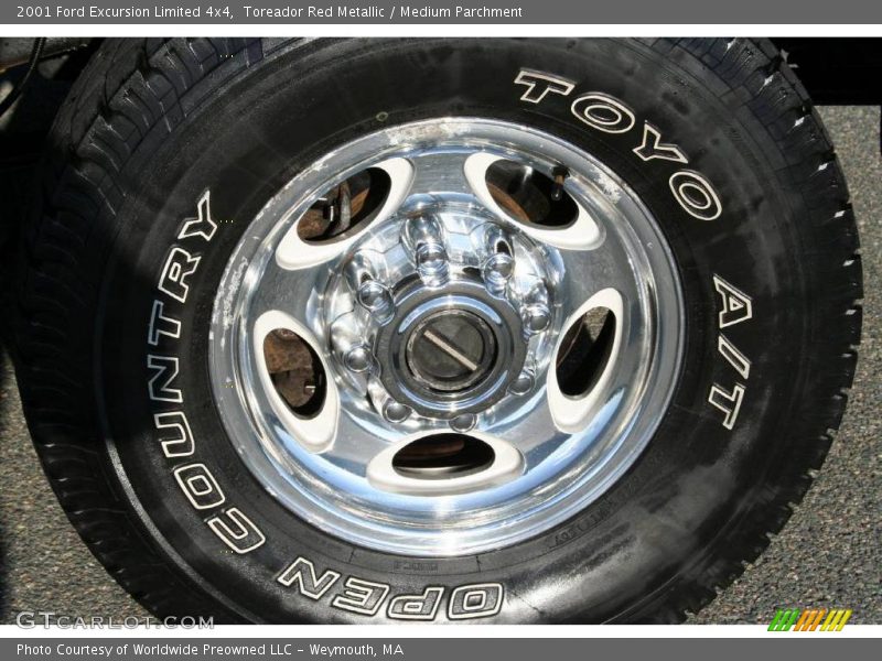 Toreador Red Metallic / Medium Parchment 2001 Ford Excursion Limited 4x4