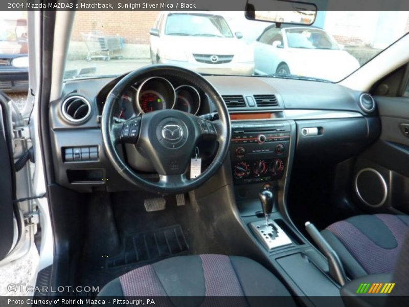  2004 MAZDA3 s Hatchback Black Interior