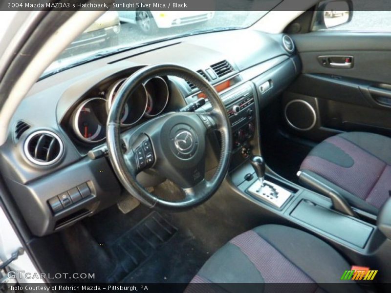 Black Interior - 2004 MAZDA3 s Hatchback 