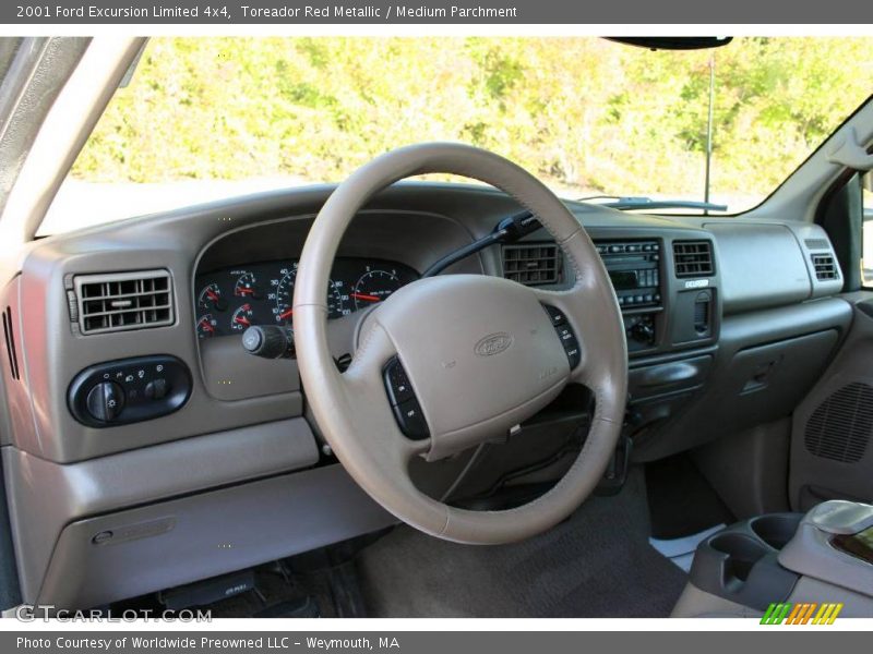 Toreador Red Metallic / Medium Parchment 2001 Ford Excursion Limited 4x4