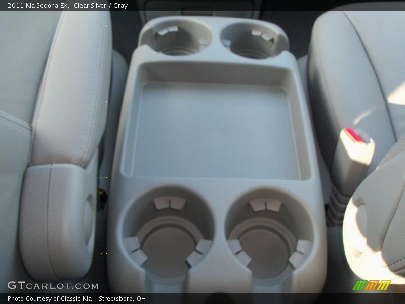 Clear Silver / Gray 2011 Kia Sedona EX