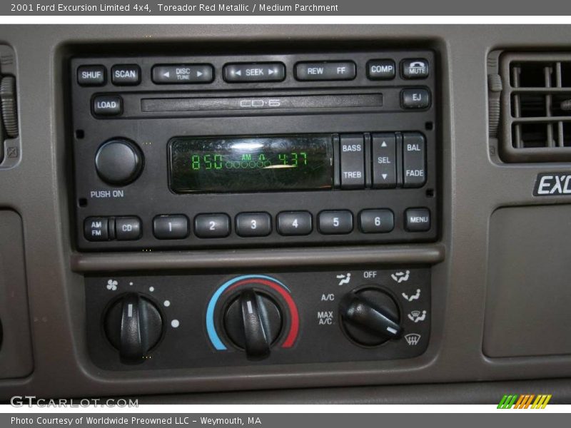 Toreador Red Metallic / Medium Parchment 2001 Ford Excursion Limited 4x4