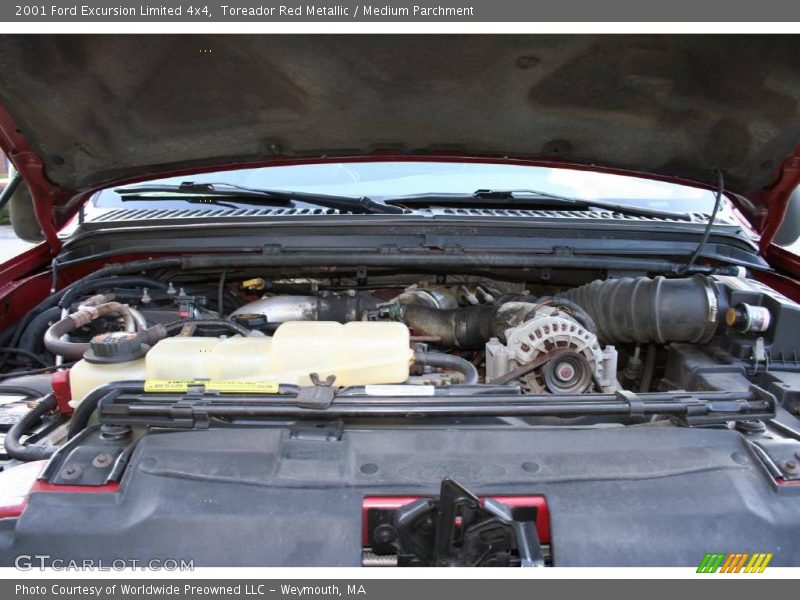 Toreador Red Metallic / Medium Parchment 2001 Ford Excursion Limited 4x4