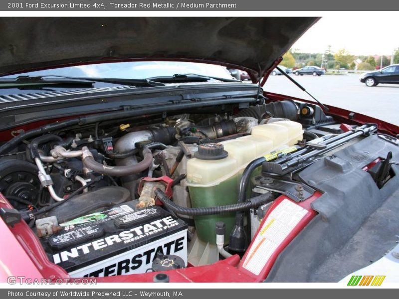 Toreador Red Metallic / Medium Parchment 2001 Ford Excursion Limited 4x4