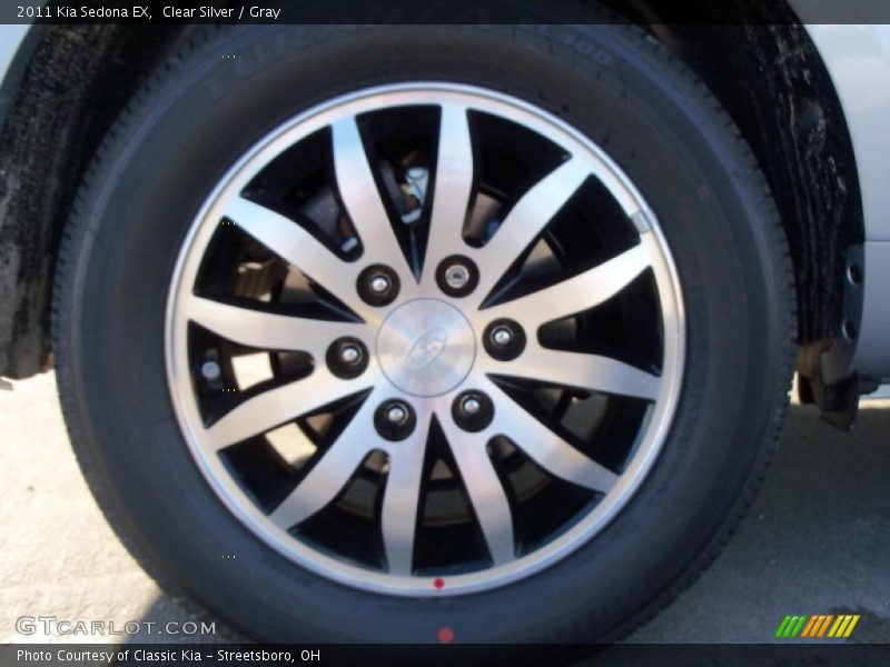 Clear Silver / Gray 2011 Kia Sedona EX