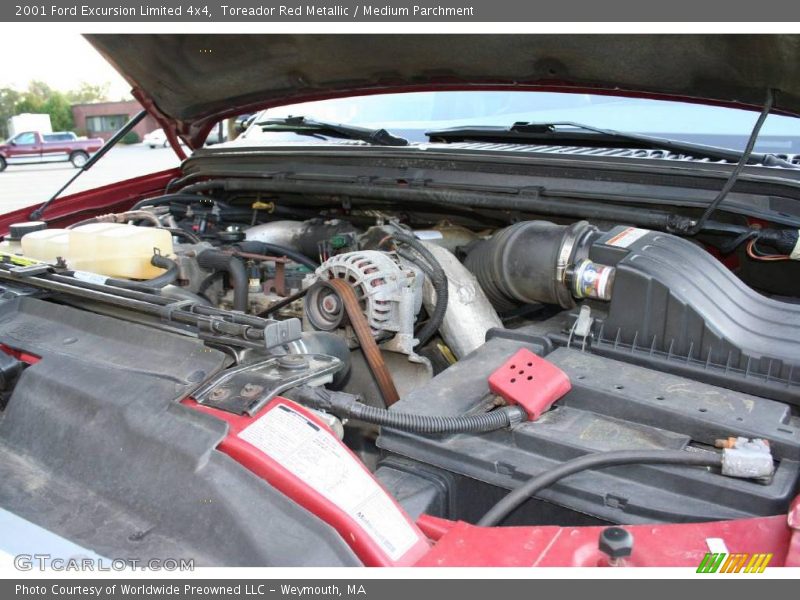 Toreador Red Metallic / Medium Parchment 2001 Ford Excursion Limited 4x4