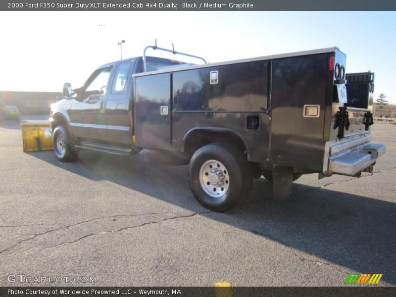Black / Medium Graphite 2000 Ford F350 Super Duty XLT Extended Cab 4x4 Dually
