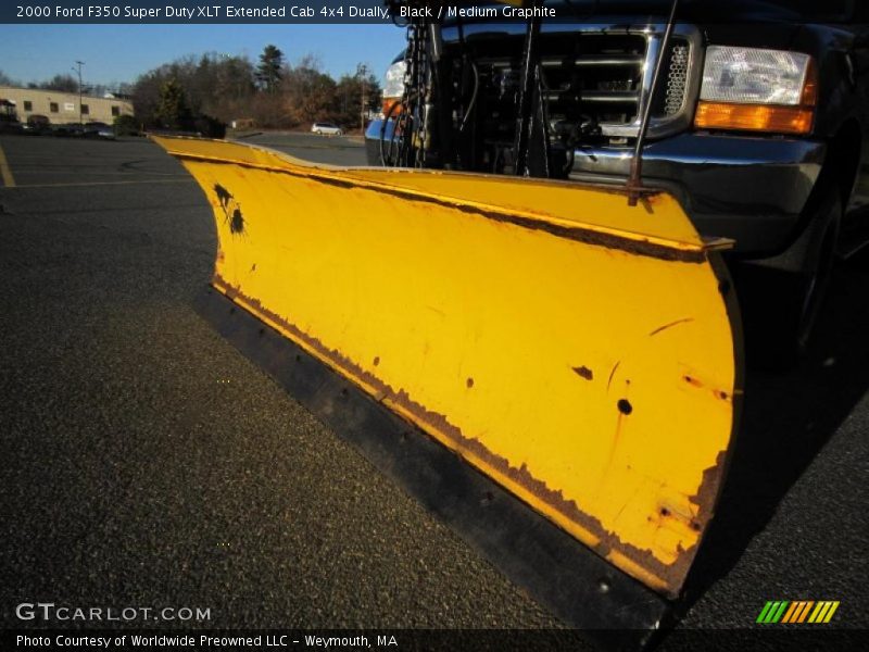 Black / Medium Graphite 2000 Ford F350 Super Duty XLT Extended Cab 4x4 Dually